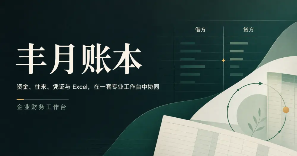 丰月账本企业财务工作台品牌视觉